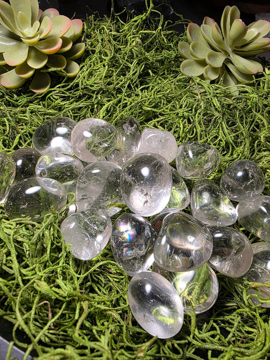 Clear Quartz Tumbles