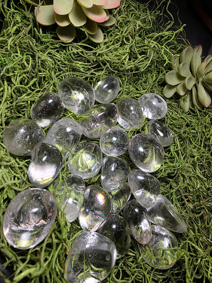 Clear Quartz Tumbles