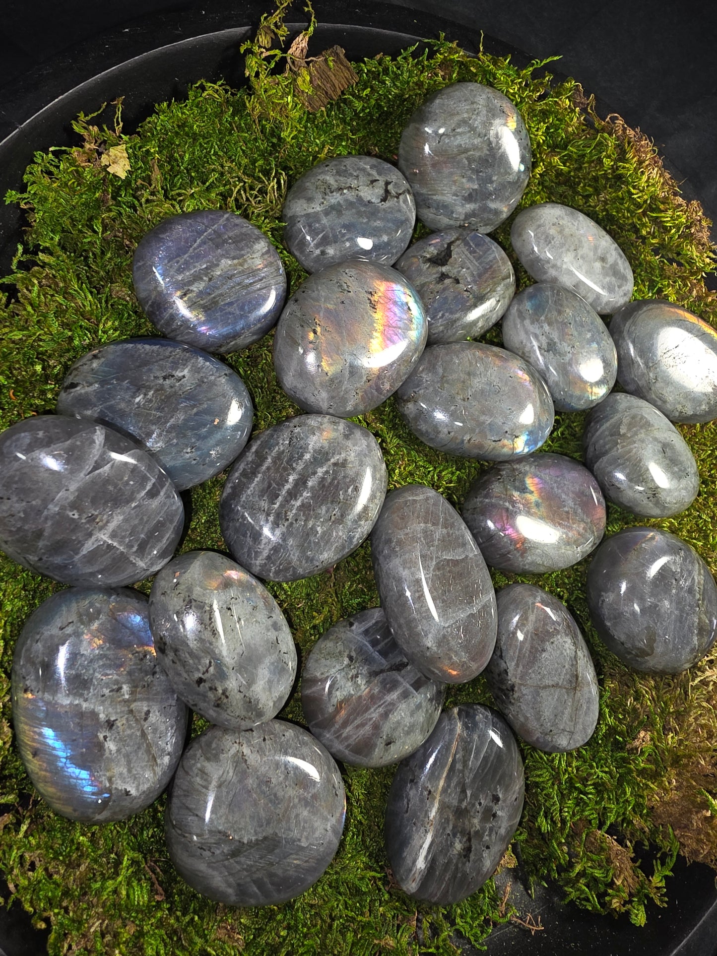 Labradorite Palm Stones