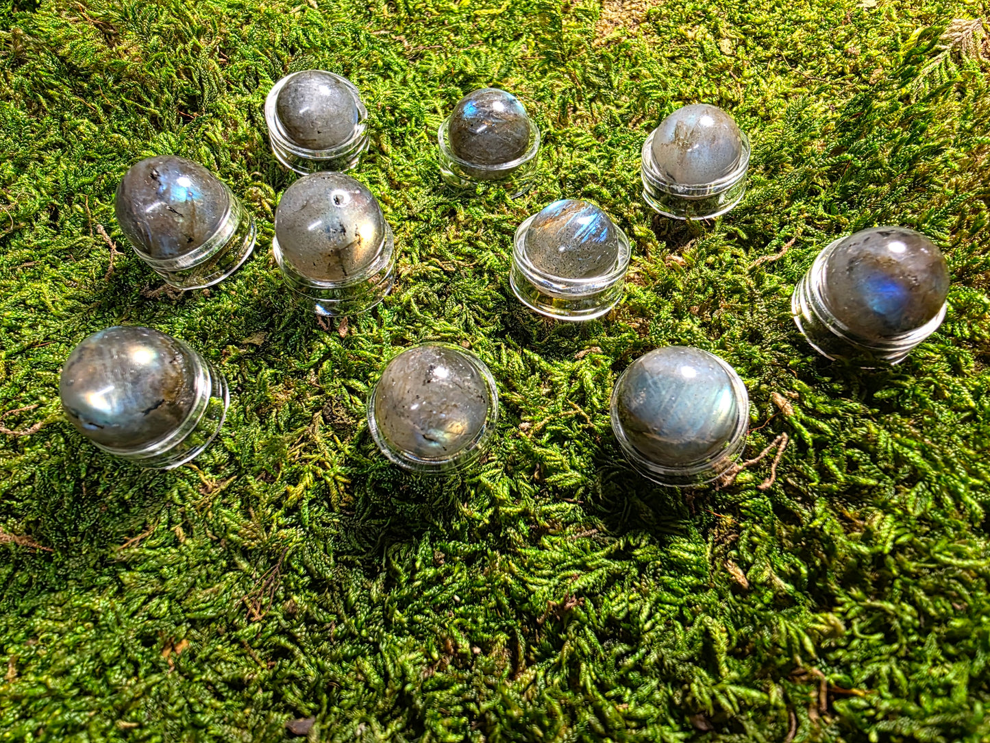 Mini Labradorite Sphere (High Quality)