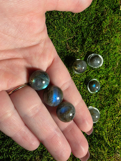 Mini Labradorite Sphere (High Quality)