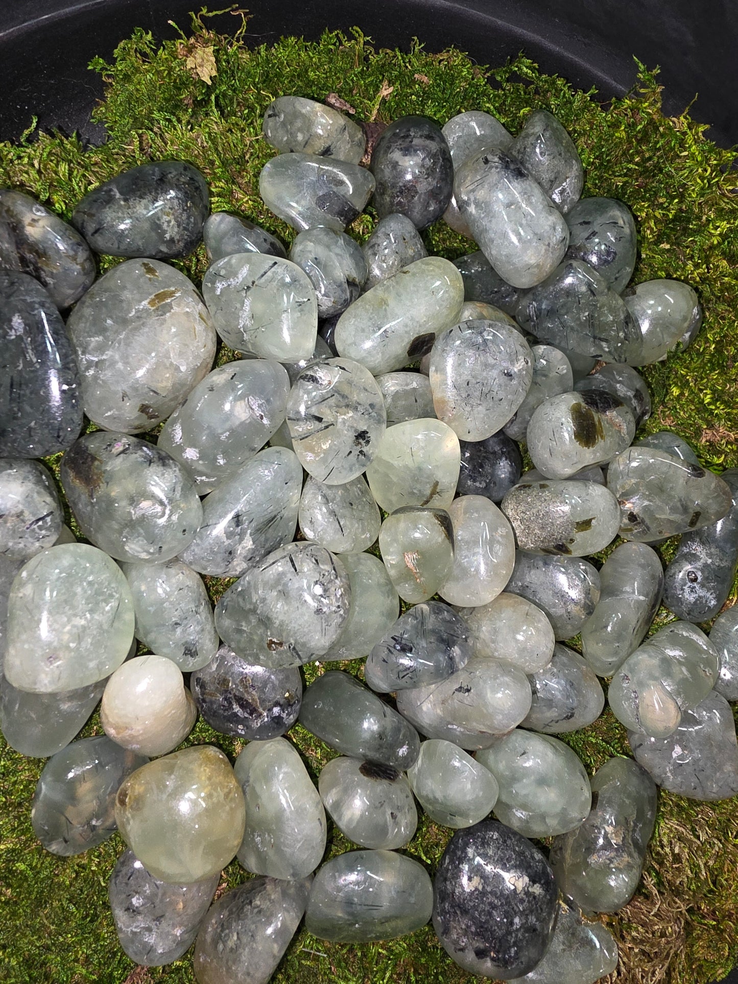 Green Prehnite Tumble